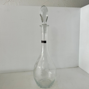 Hand Blown Hand Cut Romanian Glass Decanter