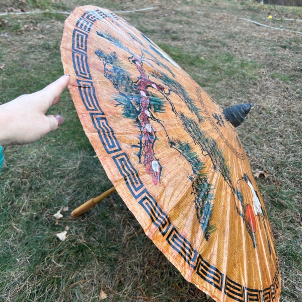 Vintage Japanese Paper Umbrella