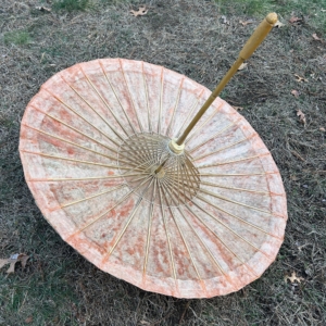 Vintage Japanese Paper Umbrella - Image 5