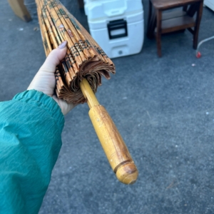 Vintage Japanese Paper Umbrella - Image 15