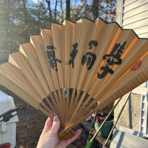 Vintage Japanese Paper Fan